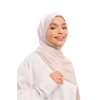 Sulam Wau Cendana Scarf in Melati White